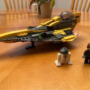 Lego Yellow and Gray Starship Building Set